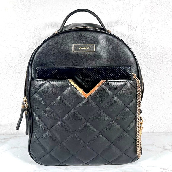 Aldo Virania Backpack Virania Black Aldo Virania Backpack Aldo Black  Leather Backpack